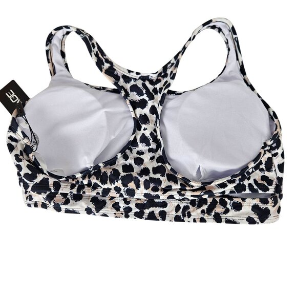 Aimage Womens Med High-Waisted Racerback Leopard Print Bikini Set Sexy Beach - Picture 6 of 8